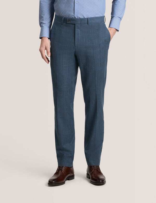 WINTER-CHECK | TEAL BLUE