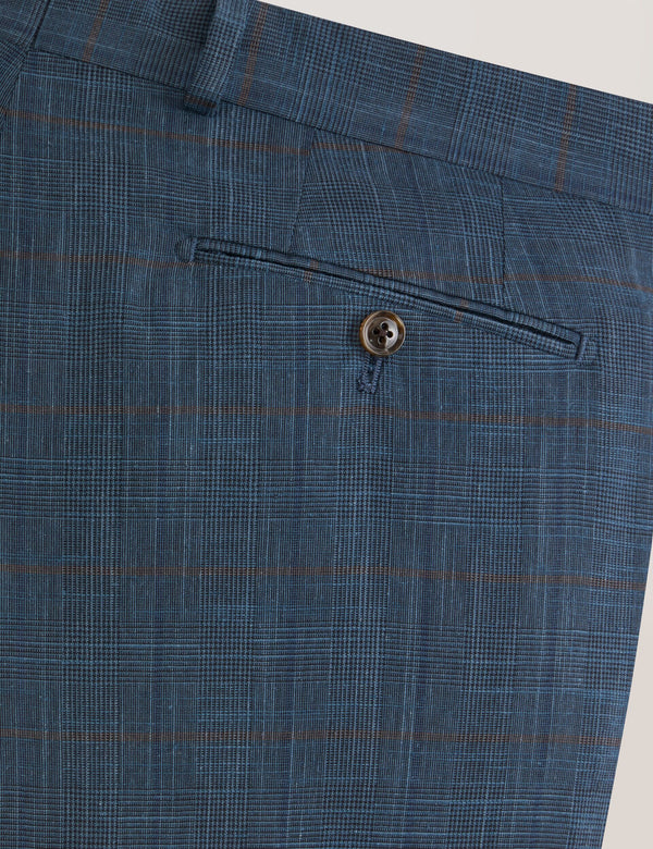 WINTER-CHECK | TEAL BLUE