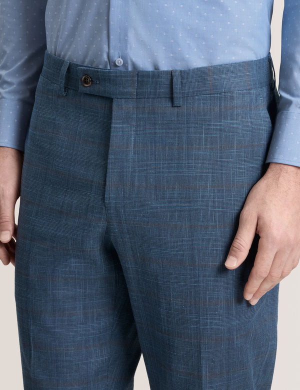 WINTER-CHECK | TEAL BLUE