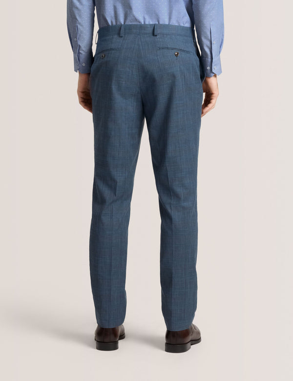 WINTER-CHECK | TEAL BLUE