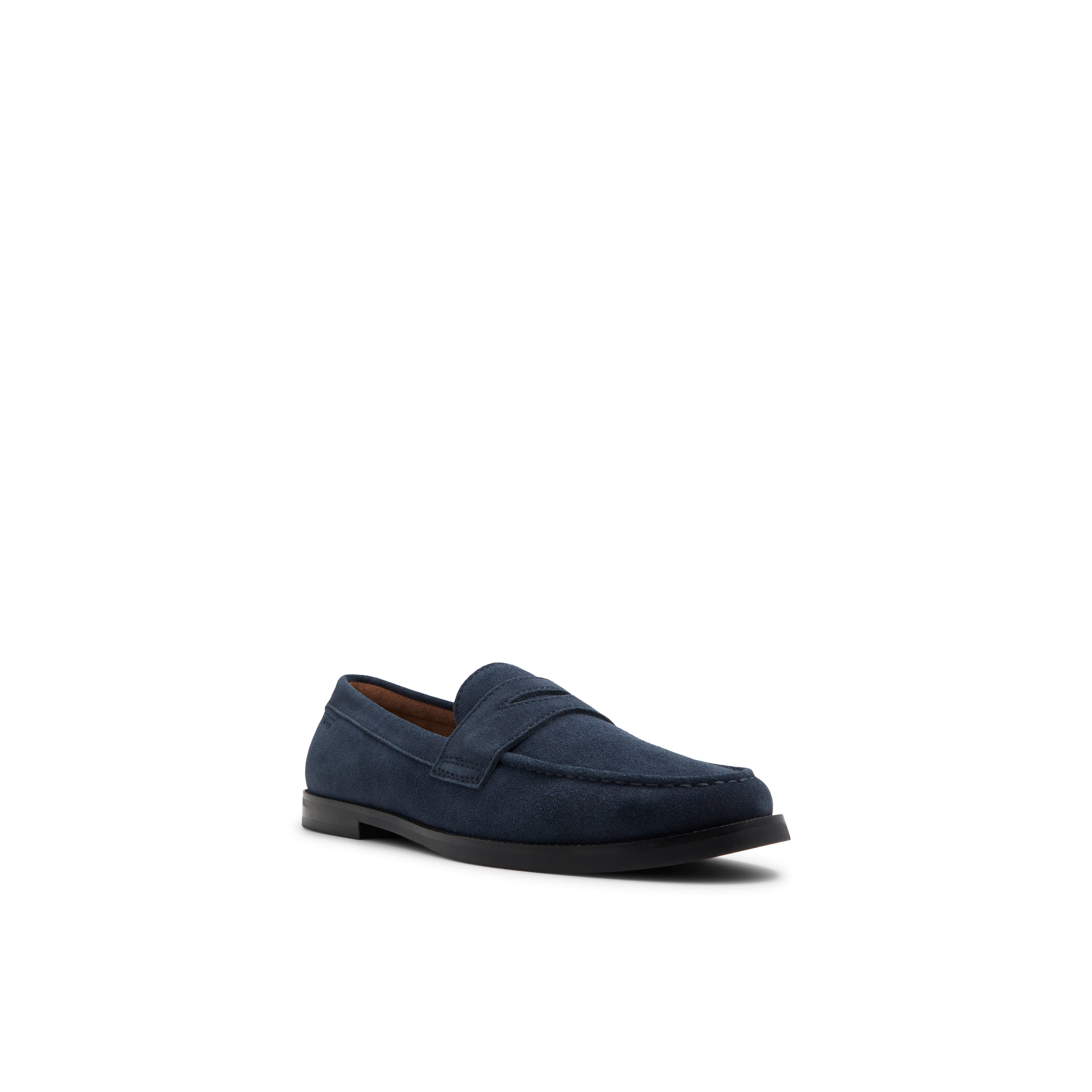 Navy Suede Penny Loafers Parliament Ted Baker US